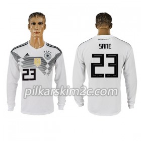 Koszulka Niemcy Sane 23 Główna Mistrzostwa Świata 2018 - Koszulki Piłkarskie(L/S)